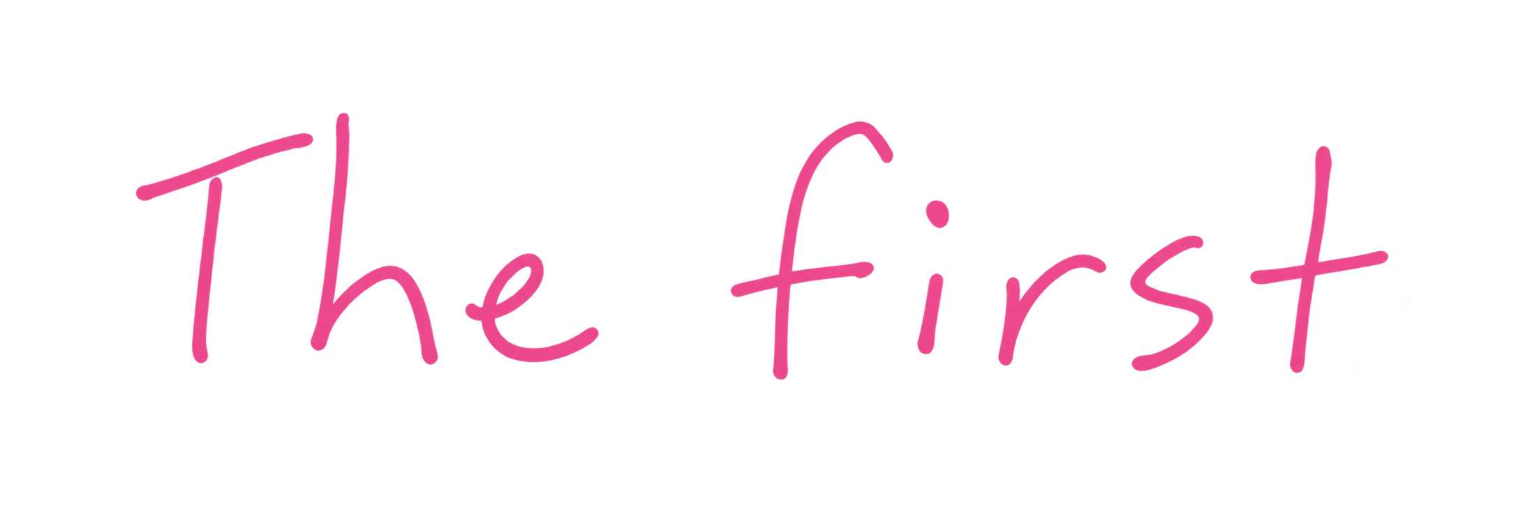 The first